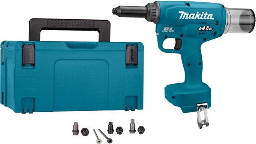 Makita drv150zj 18v blindklinknageltang 2,4 t m 5 mm | zonder accu's en lader - drv150zj