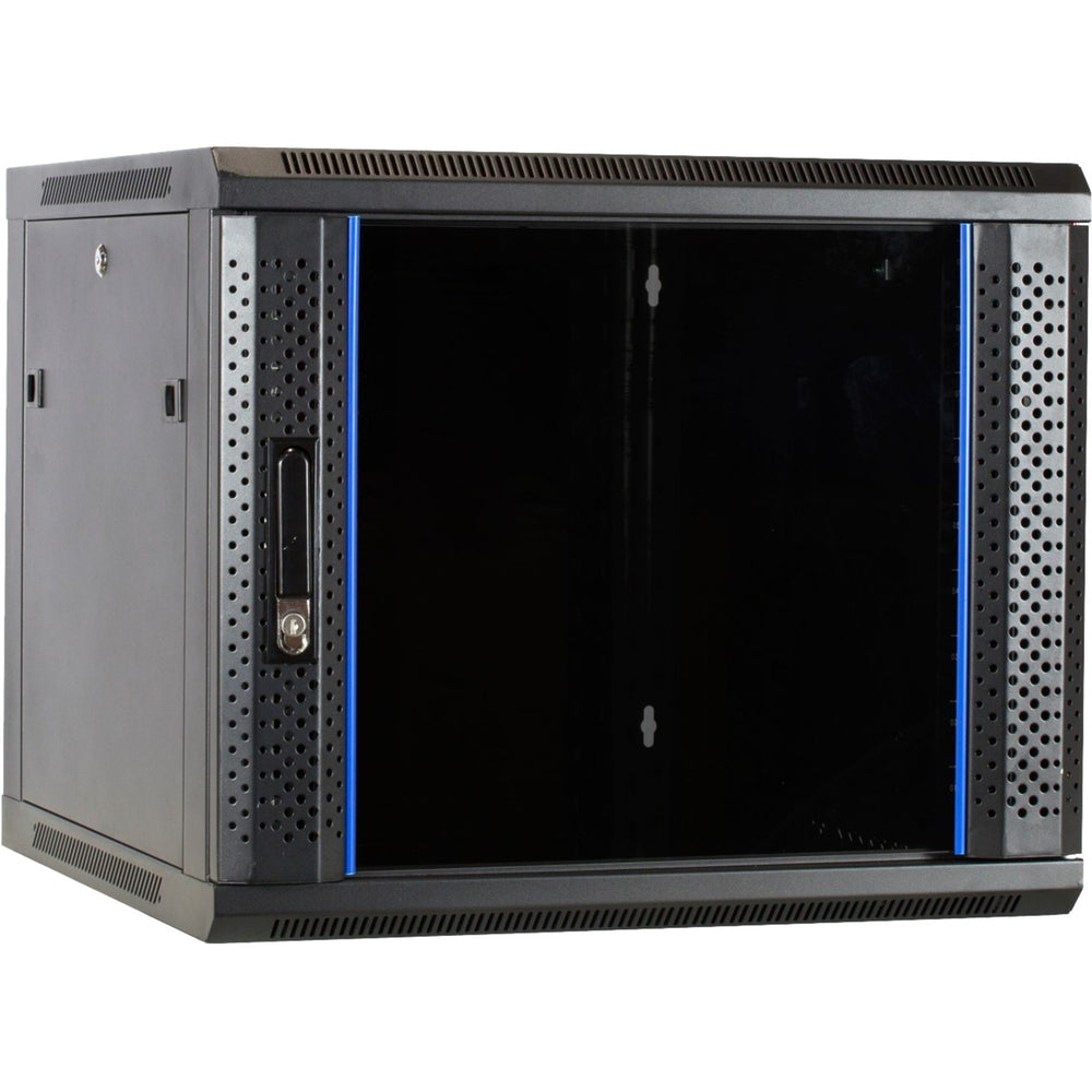 Dsi 9u wandkast met glazen deur - ds6609 server rack (zwart, 600 x 600 x 500mm)
