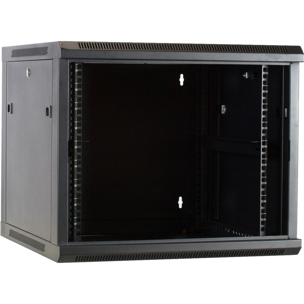 Dsi 9u wandkast met glazen deur - ds6609 server rack (zwart, 600 x 600 x 500mm)