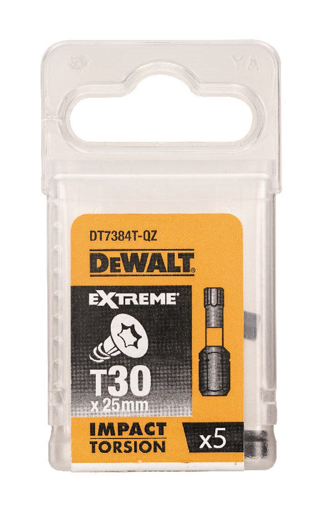 Imp dewalt accessoires act torsion 25mm torx t30 - dt7384t-qz