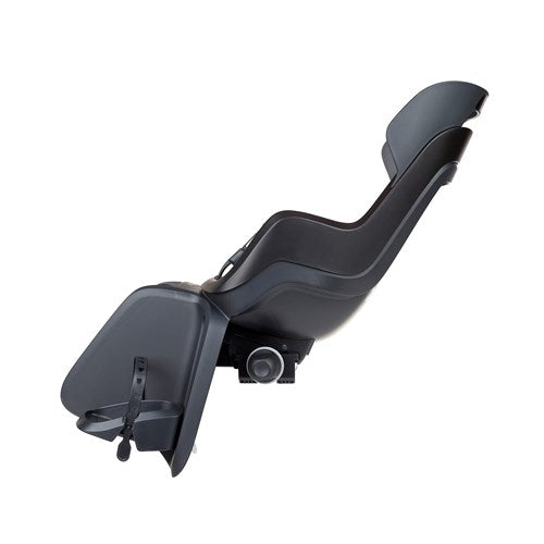 Kinderzitje achter Bobike Go Maxi RS met dragerbevestiging (CFS) en slaapstand - urban zwart