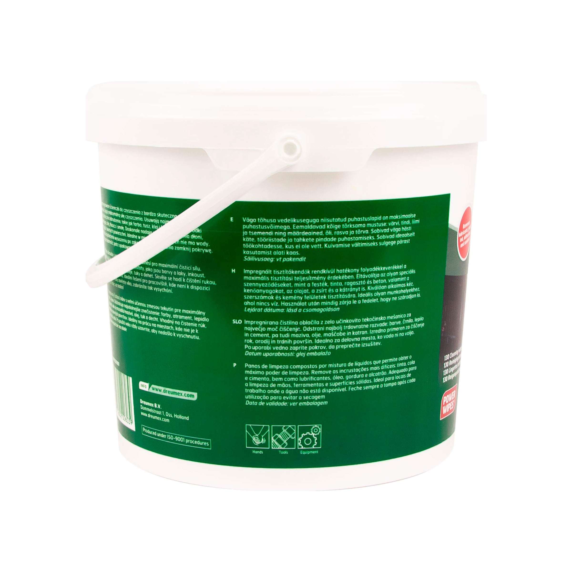 Dreumex Reinigingsdoeken Expert doekjes (emmer a 130 st)