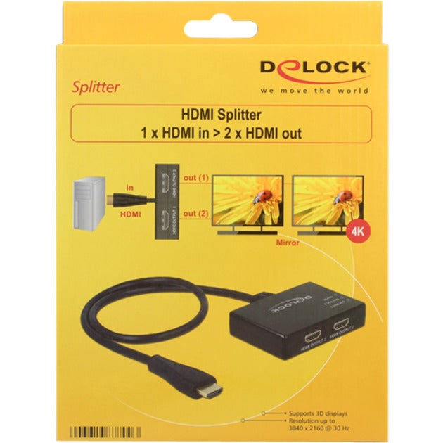 DeLOCK DeLOCK 1x HDMI-ingang > 2x HDMI-uitgang