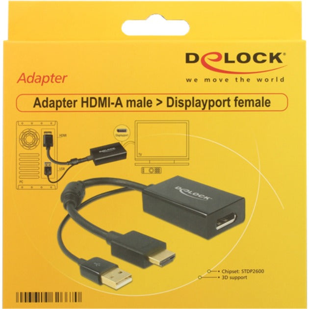 DeLOCK DeLOCK-adapter HDMI -> DisplayPort 1.2