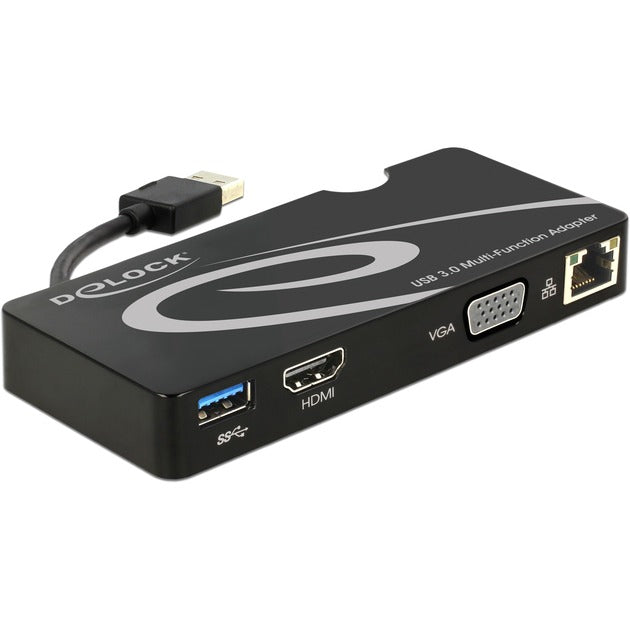 DeLOCK DeLOCK-adapter USB 3.0 > HDMI VGA + Gigabit LAN + USB 3