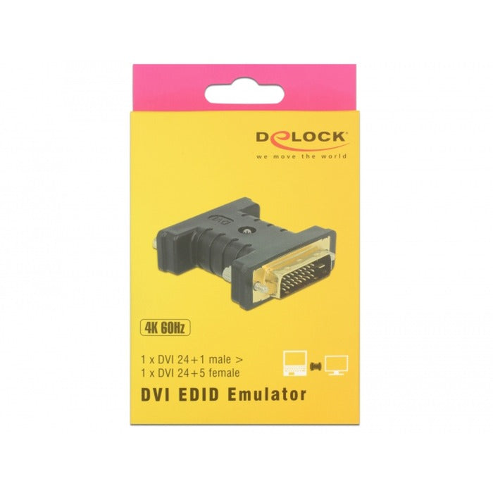 DeLOCK DeLOCK DVI 24+1 mannelijk naar DVI 24+5 vrouwelijk adapter