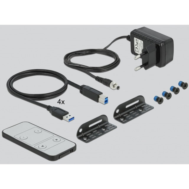 DeLOCK DeLOCK HDMI KVM-switch 4K 60 Hz met USB en audio