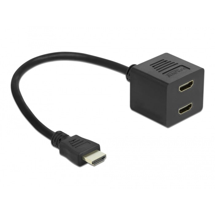 DeLOCK DeLOCK High Speed HDMI Splitter met Ethernet 1x male naar