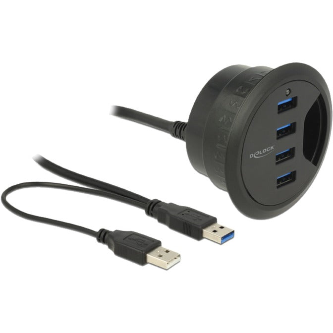 DeLOCK DeLOCK In-Desk Hub 4-poorts USB 3.0