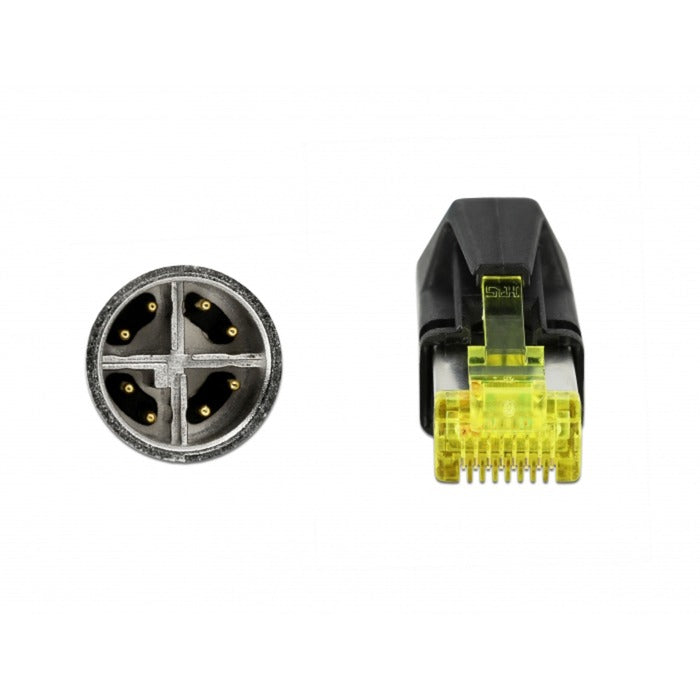 DeLOCK DeLOCK Netwerkkabel M12 8 pin X-coded > RJ45 Hirose stekker