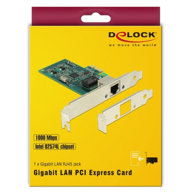 DeLOCK DeLOCK PCI Express-kaart > 1 x Gigabit LAN