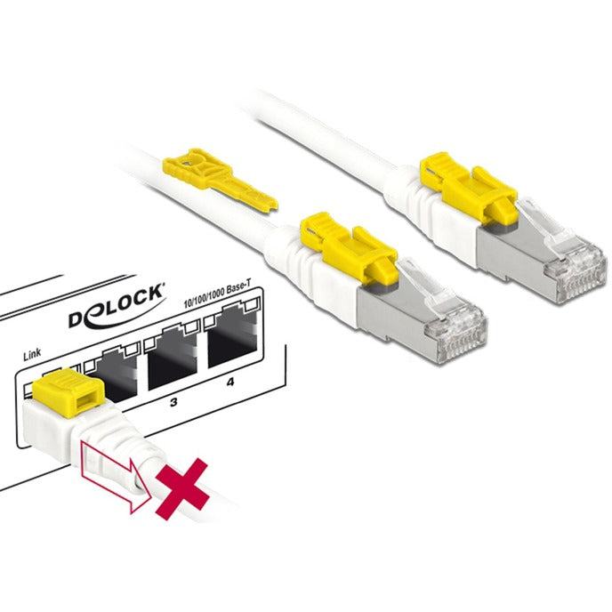 DeLOCK DeLOCK Patchkabel RJ-45 Secure met Cat.6a