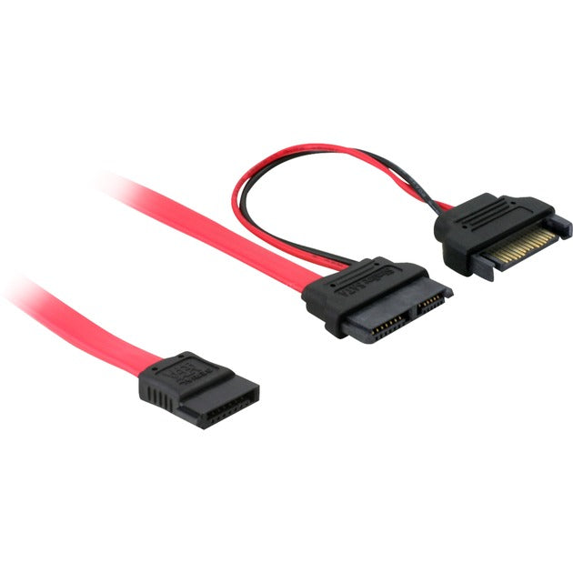 DeLOCK DeLOCK Slim SATA 13-Pin > 7-Pin SATA + SATA Power