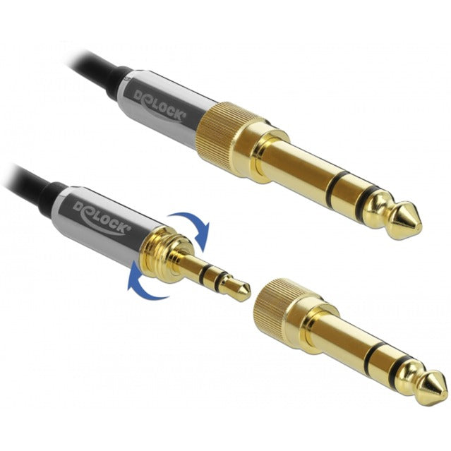 DeLOCK DeLOCK Stereo Jack 3,5 mm 3-Pin mannelijk > vrouwelijk