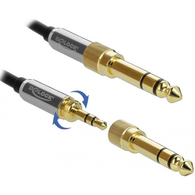 DeLOCK DeLOCK Stereo Jack 3,5 mm 3-Pin mannelijk > vrouwelijk