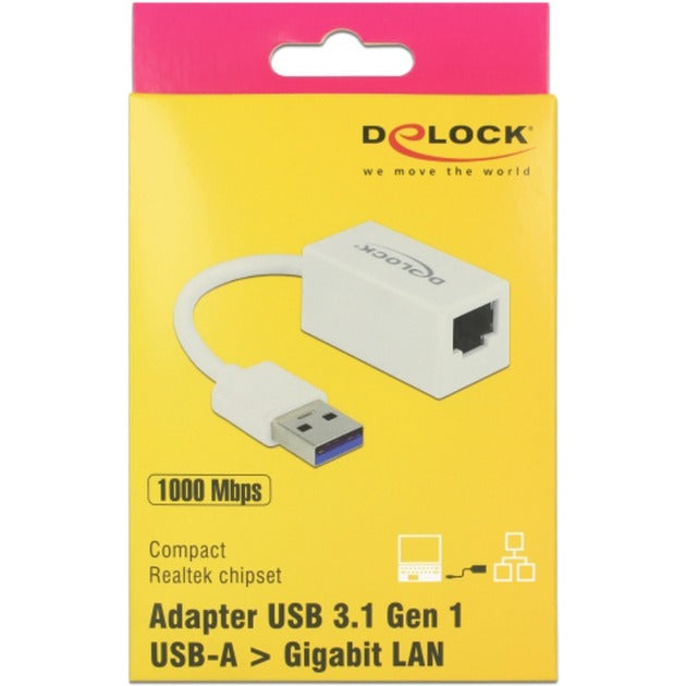 DeLOCK DeLOCK SuperSpeed ​​USB-A (USB 3.1 Gen 1) mannelijk > Gigabit LA