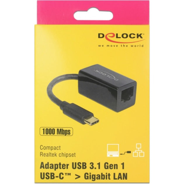 DeLOCK DeLOCK SuperSpeed ​​USB-C (USB 3.1 Gen 1) mannelijk > Gigabit LA