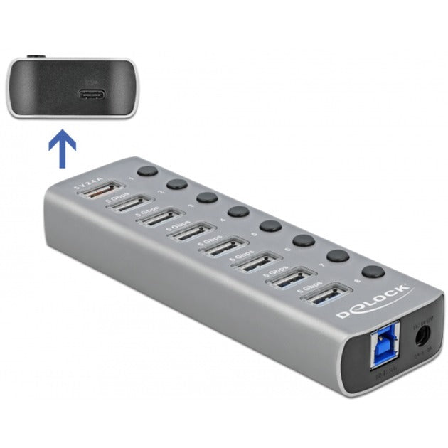 DeLOCK DeLOCK USB 3.2 Gen 1 Hub met 7 poorten