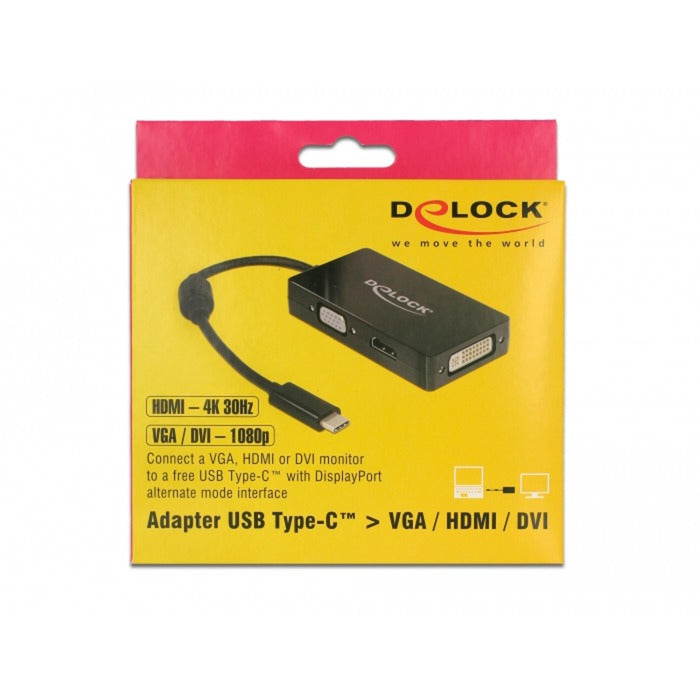 DeLOCK DeLOCK USB-C > VGA HDMI DVI DisplayPort