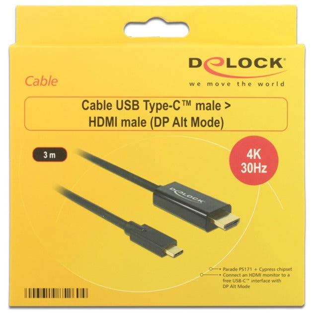 DeLOCK DeLOCK USB-C (mannelijk) > HDMI (mannelijk) (DP Alt Mode)