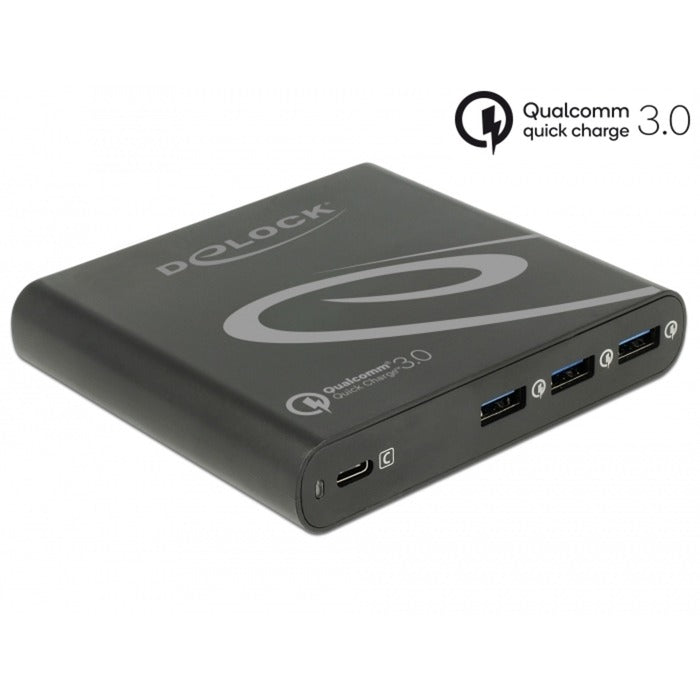 DeLOCK DeLOCK USB Oplader 1x USB Type-C + 3x USB Type-A