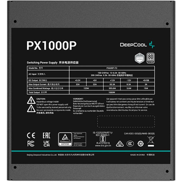 DeepCool PX-P 1000W Platina