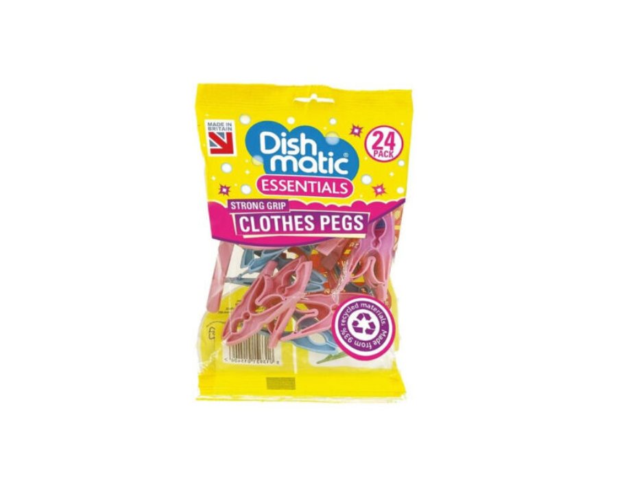 Dishmatic wasknijpers - gerecycled - 24st