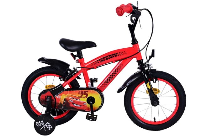 Disney Disney Kinderfiets Jongens 14 inch Rood Twee handremmen
