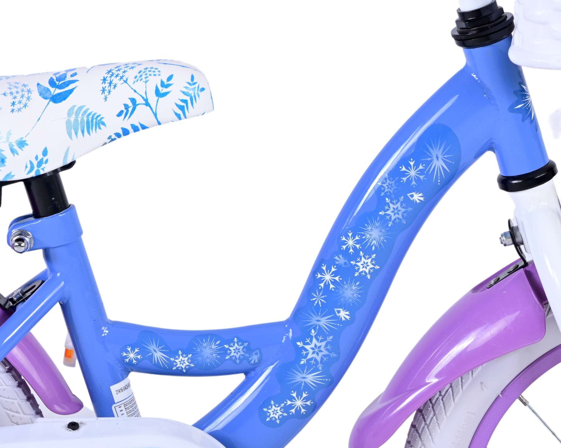 Disney Frozen 2 Kinderfiets - Meisjes - 14 inch - Blauw Paars