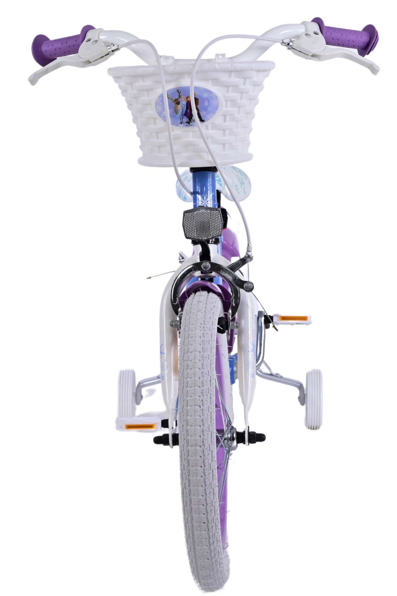 Disney Frozen 2 Kinderfiets - Meisjes - 16 inch - Blauw Paars - Twee handremmen