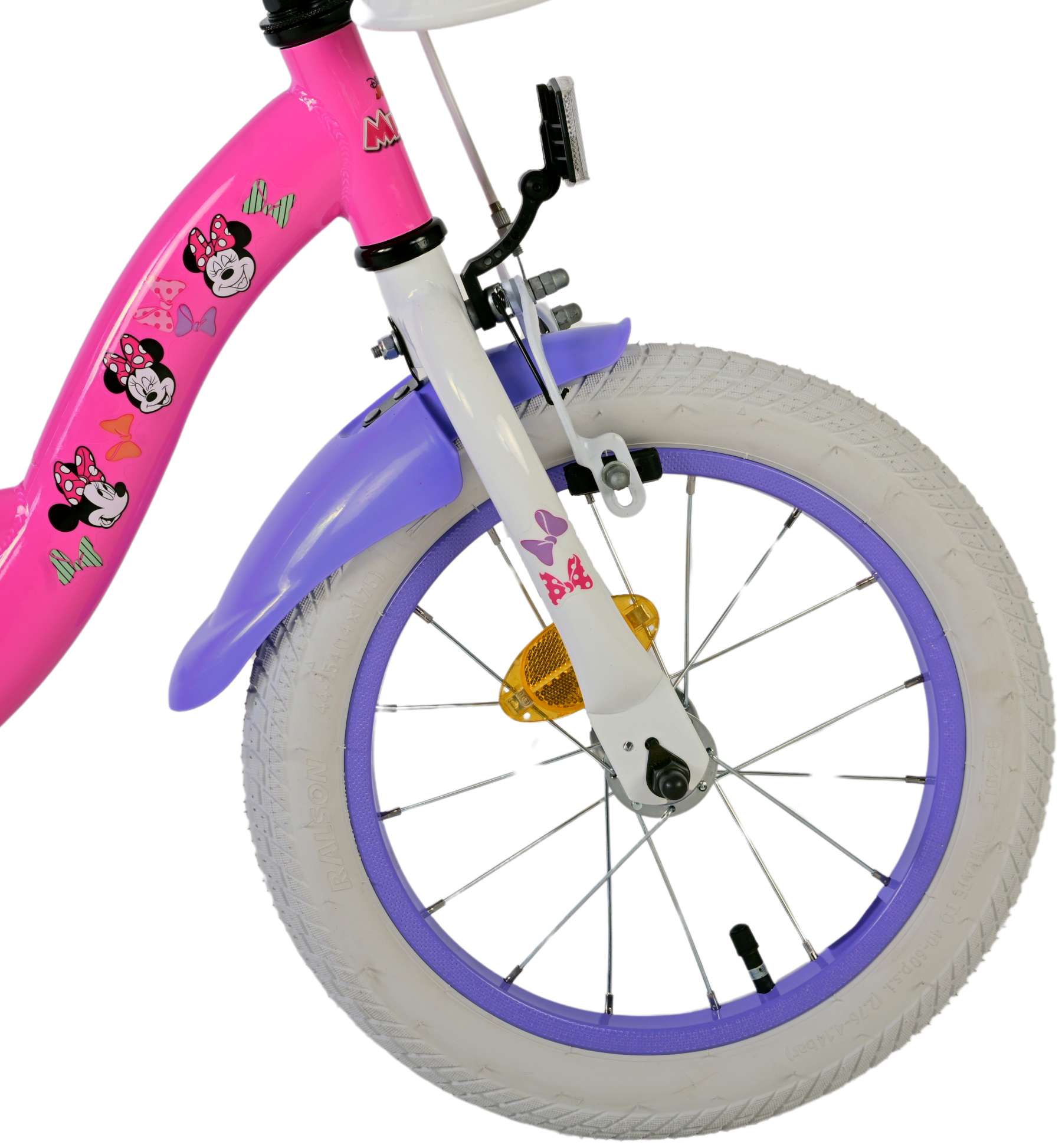 Disneyminnie schattigste ooit! kinderfiets - meisjes - 14 inch - roze