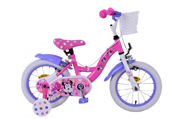 Disney Minnie Kids' Bicycle Girls 14 inch Pink Two hand brakes