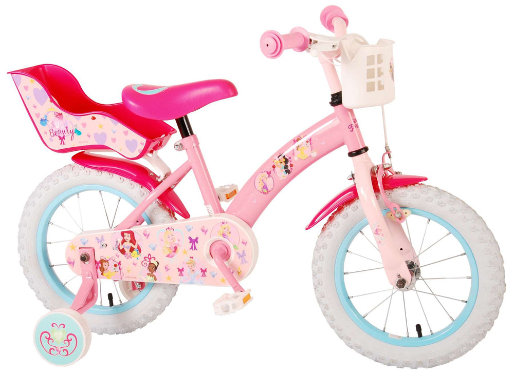 Vélo pour enfants Disney Princess - Filles - 14 pouces - Rose