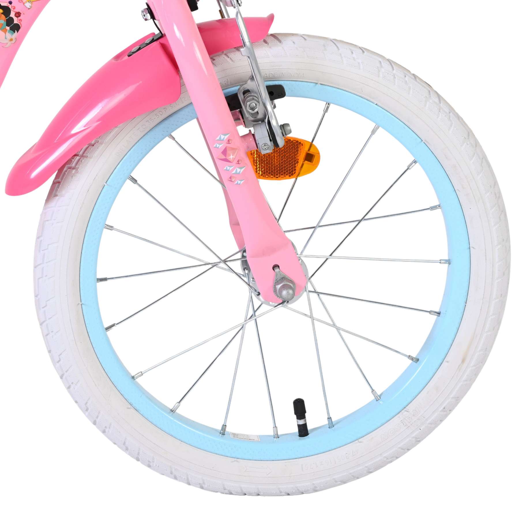 Princess yipeeh 16 inch fiets roze 20600