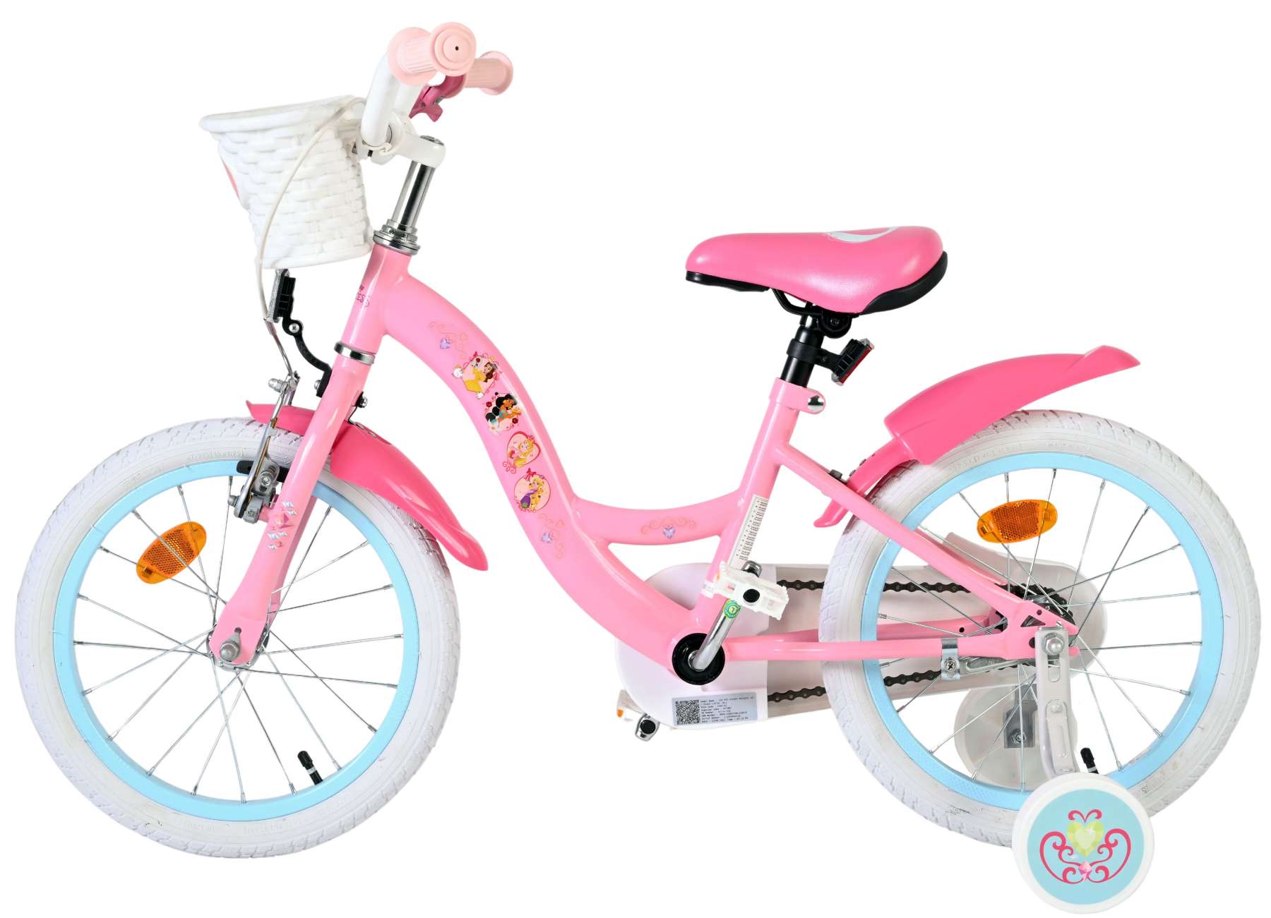 Princess yipeeh 16 inch fiets roze 20600