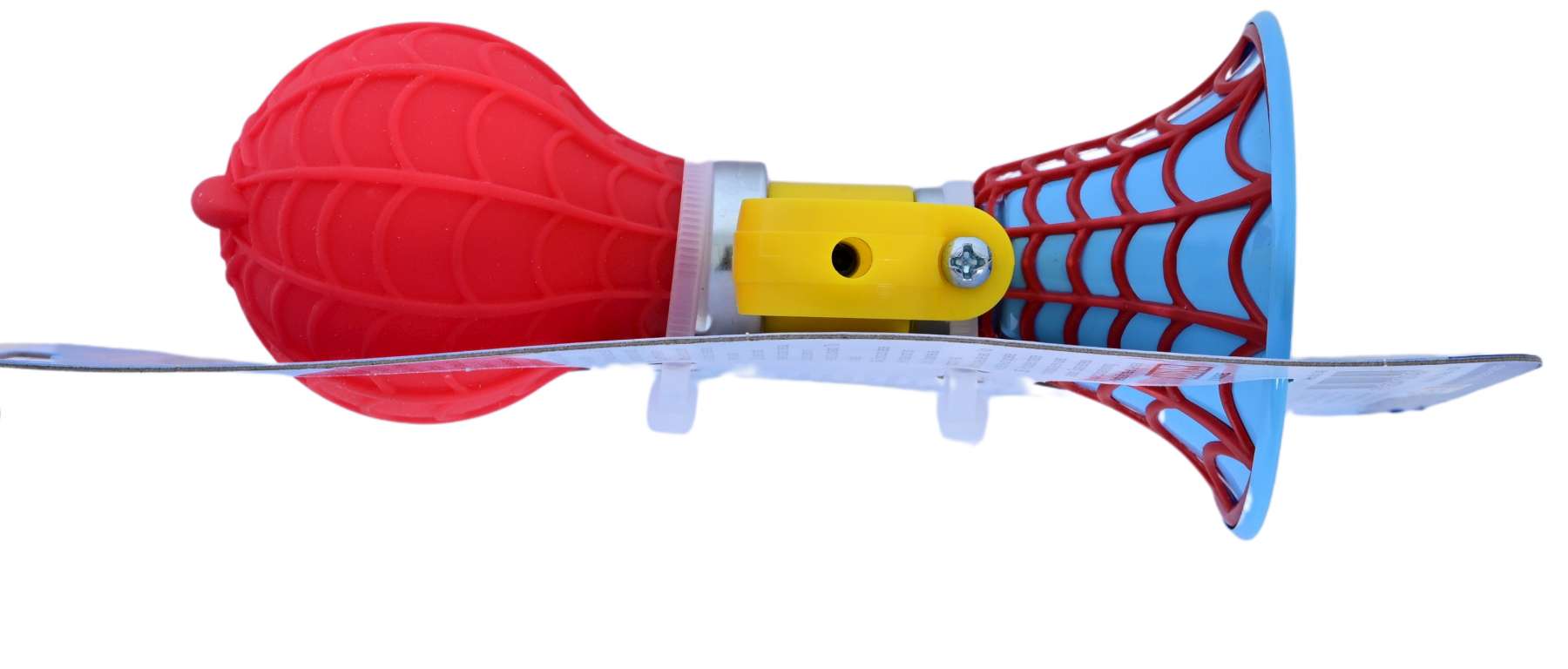 Spidey en zijn geweldige vrienden fietstoeter - jongens - rood blauw geel