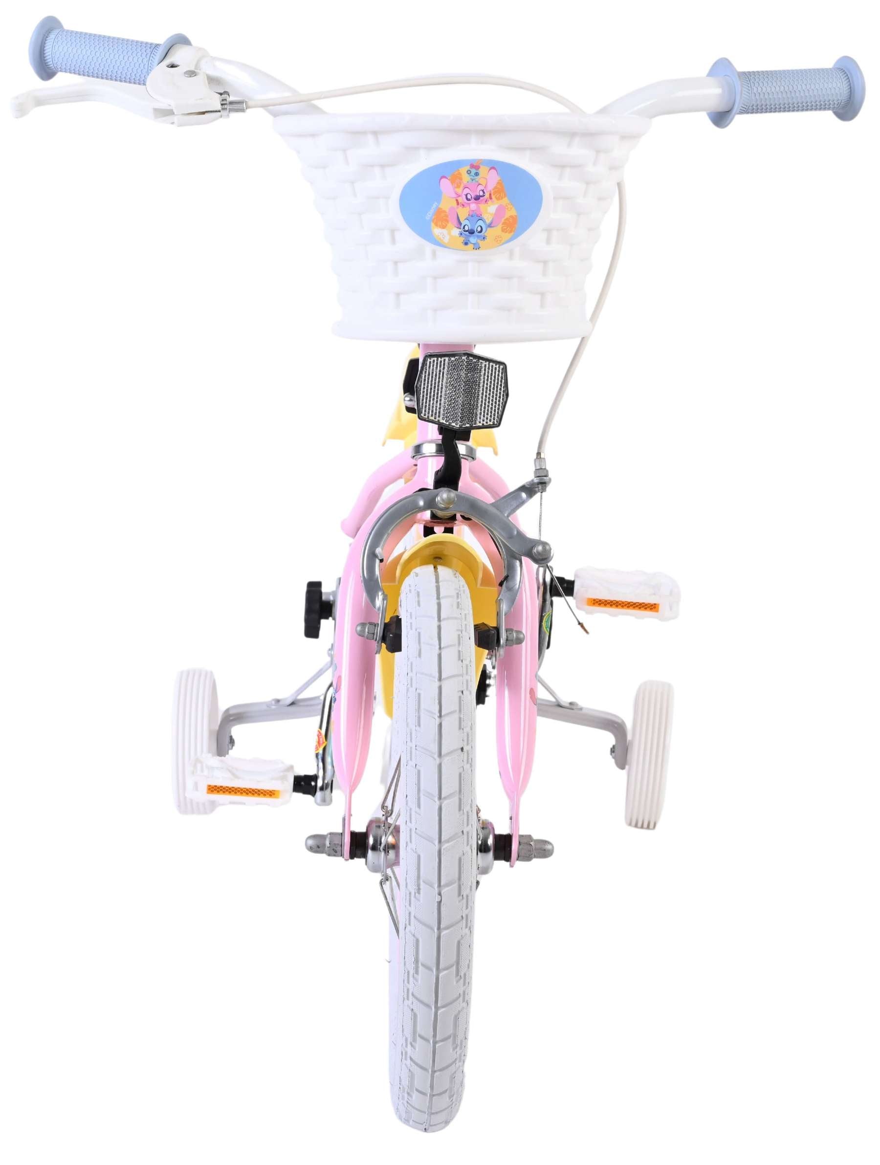 Stich disney stitch kinderfiets - meisjes - 14 inch - roze