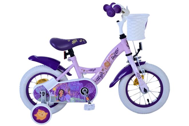 Wunsch disney wish kinderfiets - meisjes - 12 inch - paars
