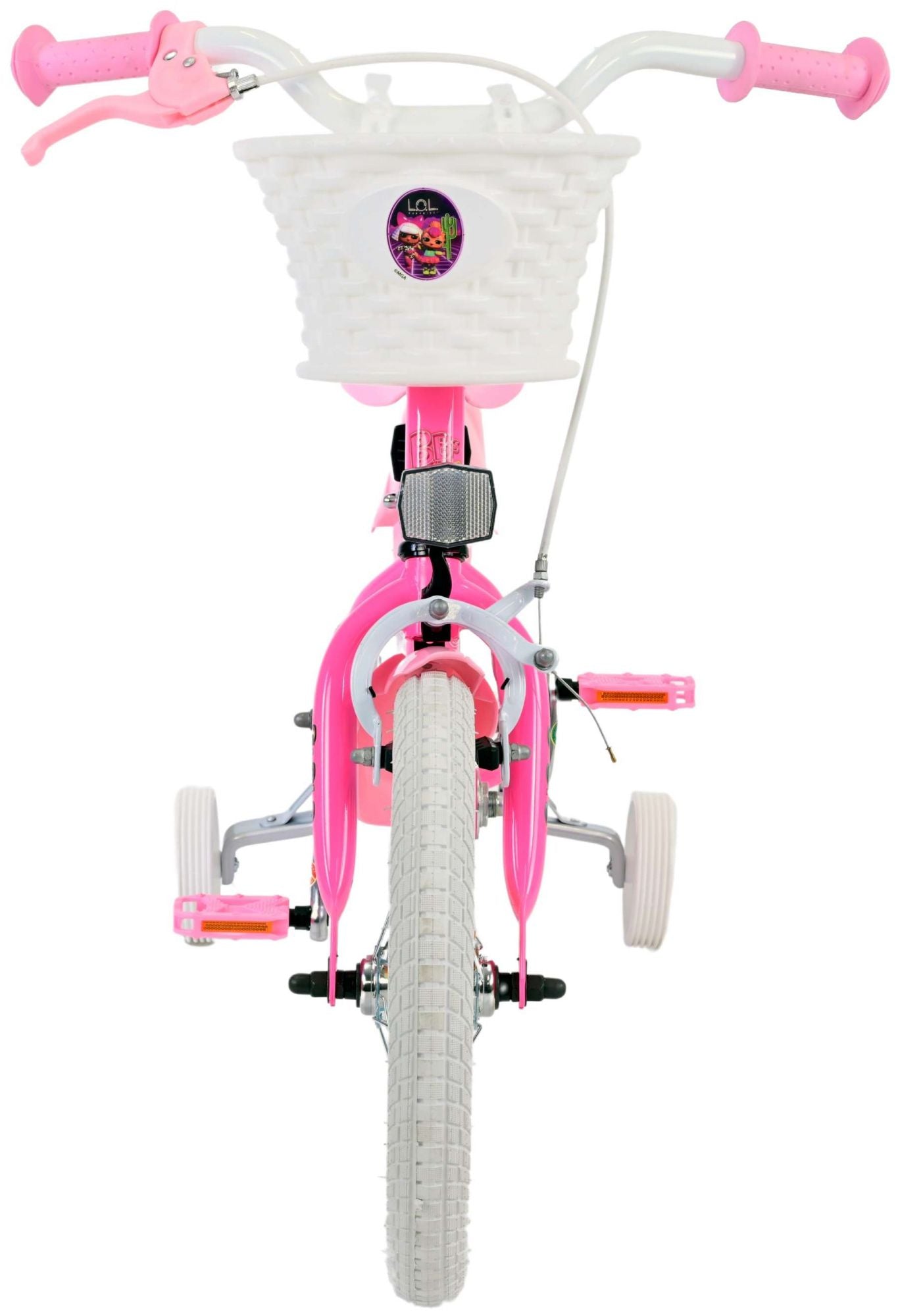 Volare poppen kinderfiets - meisjes - 14 inch - roze