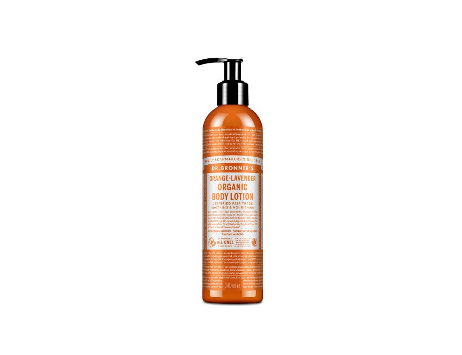 Dr. bronner's bodylotion - oranje lavendel - 240ml
