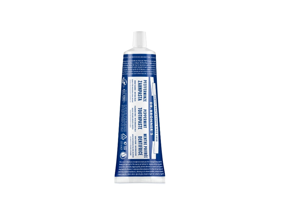 Dr. Bronner's Tandpasta Pepermunt zonder fluoride