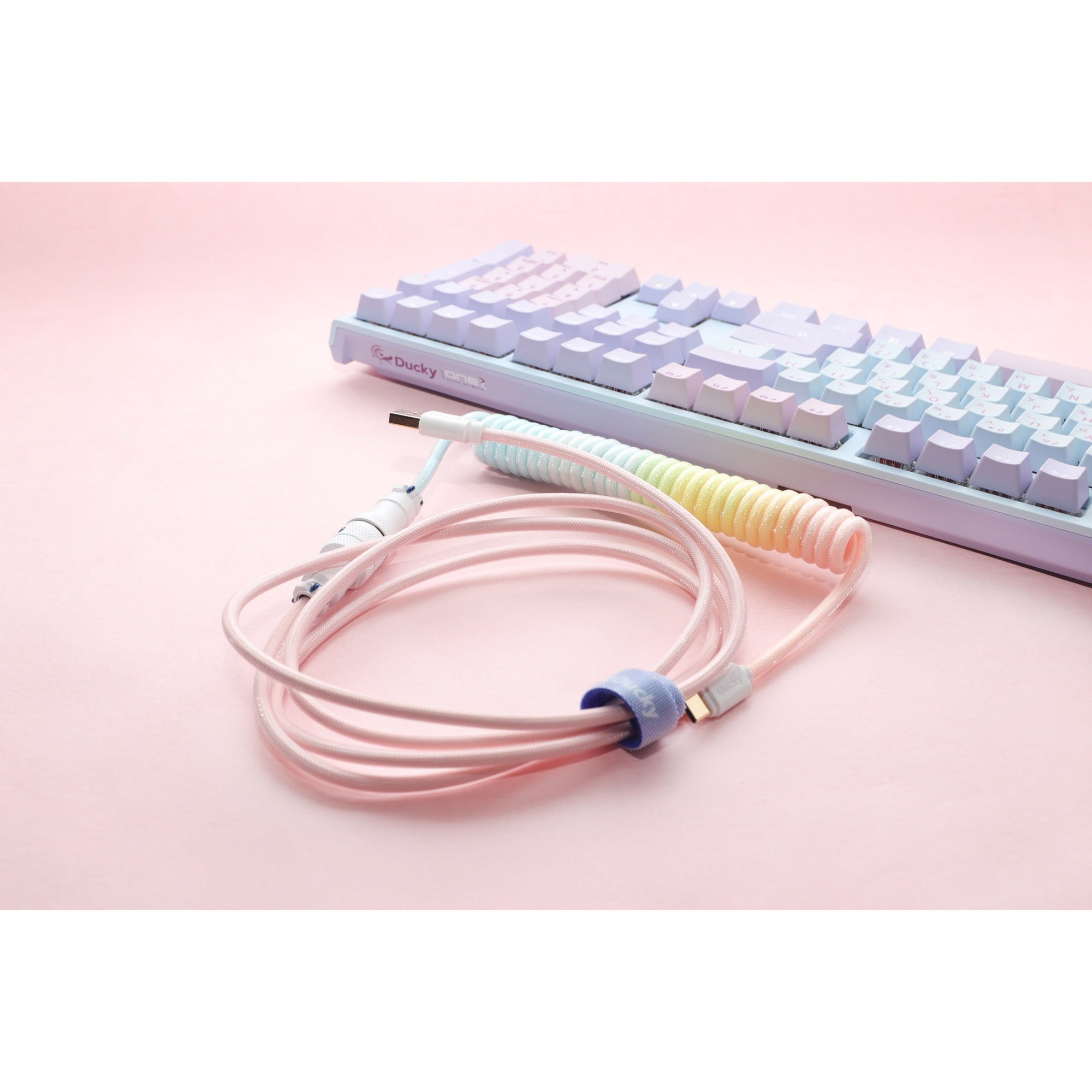Ducky Ducky Coiled Cable V2 Cotton Candy
