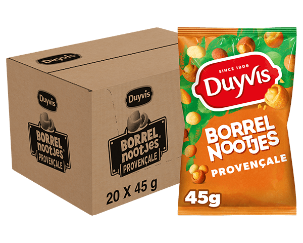 Duyvis borrelnootjes provencale (20x45gr)