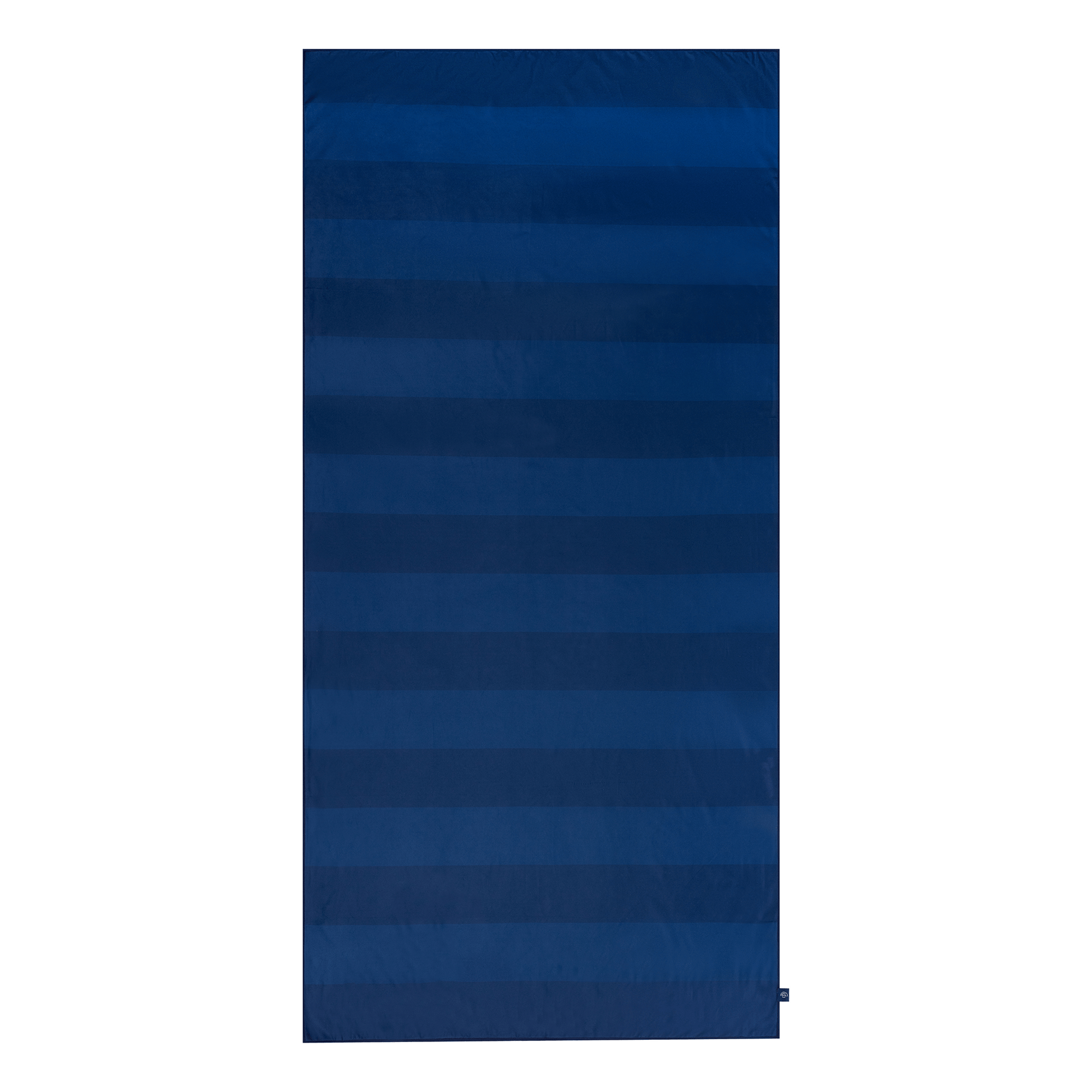 Levendige strepen | blauwe microvezeldoek 180 x 90 cm