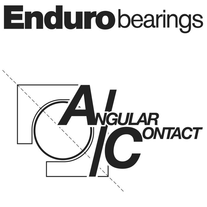Enduro bearings 71901 llb a5 - abec 5 (angular contact) - 12x24x6