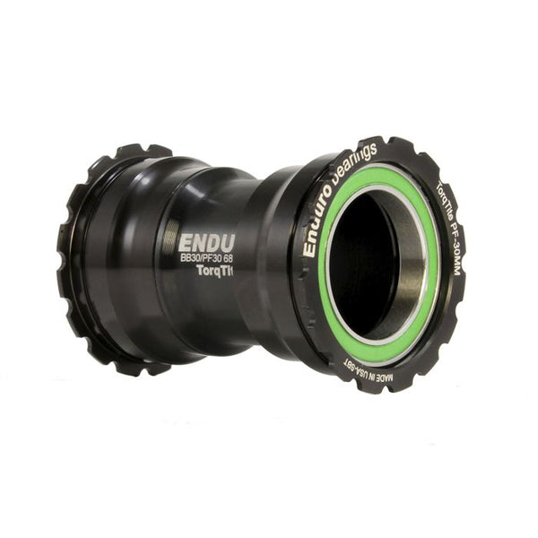Enduro bearings torqtite bottom bracket - pf30 to 30mm (narrow) - a c ss - black