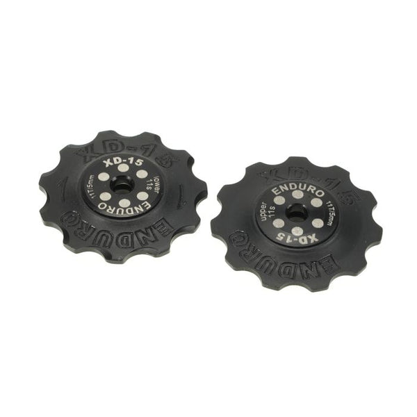 Enduro bearings derailleur pulleys - xd-15 - shimano - 11 speed - black
