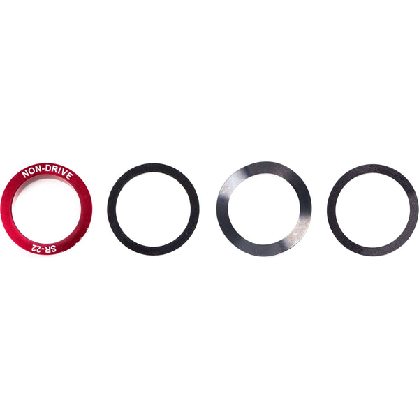 Elvedes Reducer Set - bottom bracket adapter from 24 mm to 22 mm GXP (4-piece)