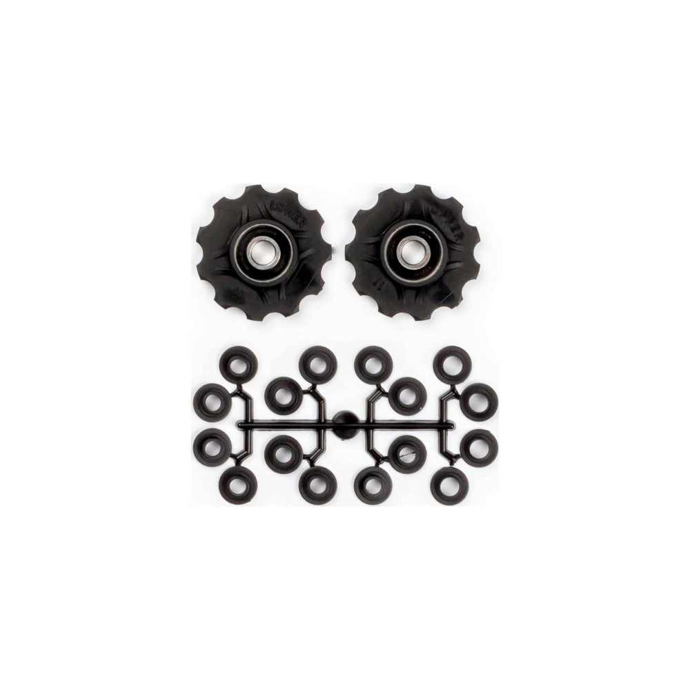 derailleurwieltjes 11 tanden 7-11V zwart 2 stuks