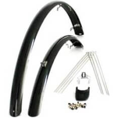Eurofender Spatbordset elegantie 58mm 26 zwart